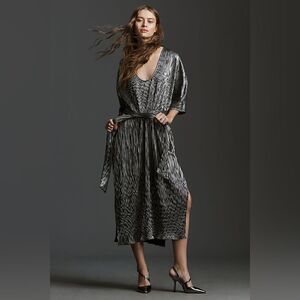 Jen's Pirate Booty Elixir Grand Kaftan Dress Silver One Size